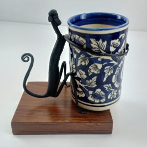 Bastar Tribal Iron Work Glass Holder