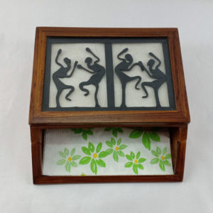 Bastar Tribal Iron Work Napkin Box
