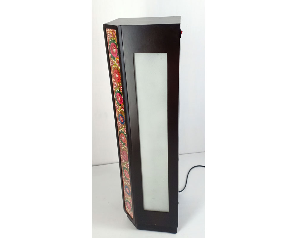 Leather Painting Corner Floor Lamp - Image 3