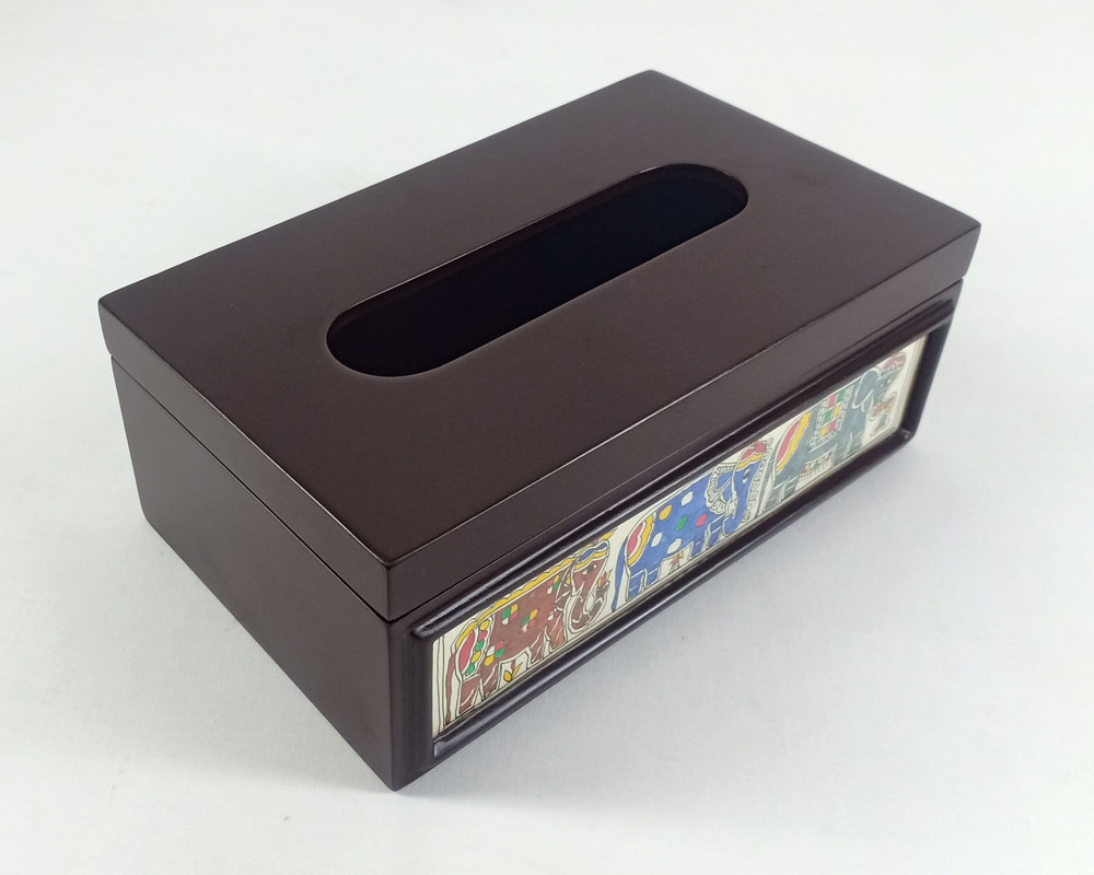 Mithila Art Tissue Box - Image 2