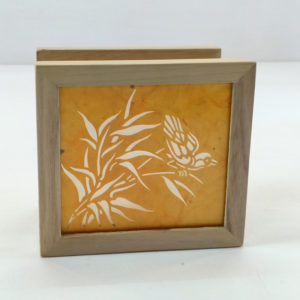 Sanjhi Art Napkin Holder Bird Design