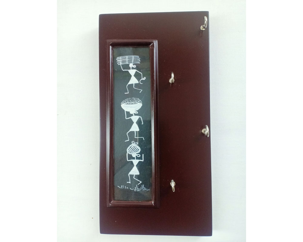 Warli Tribal Art Key Hanger Small