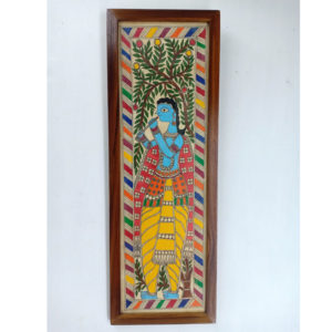 Mithila Art Wall Panel Krishna