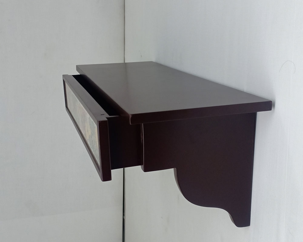 Mithila Art Shelf with Drawer - Image 3