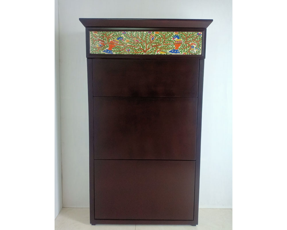 Mithila Art Shoe Rack Large