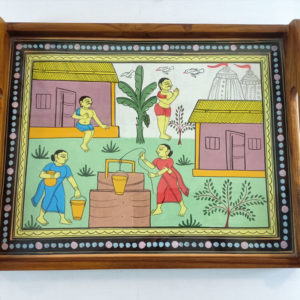 Pattachitra Art Tray Large