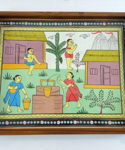 Pattachitra Art Tray Large