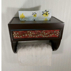 Kundan Zardozi work Tissue Box/Kitchen Roll Console