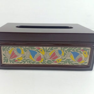 Mithila Art Tissue Box