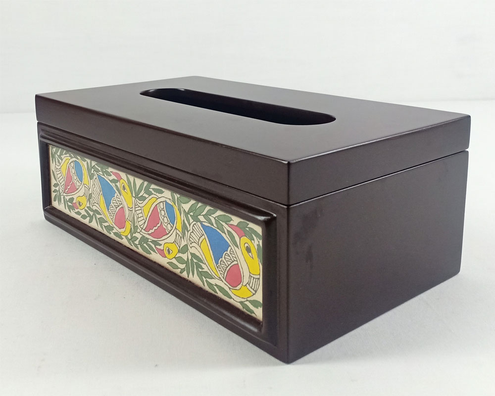 Mithila Art Tissue Box - Image 2