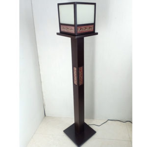 Kundan Zardozi Work Floor Lamp (Torch Lamp)