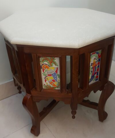 Mithila Art Hexagonal Table