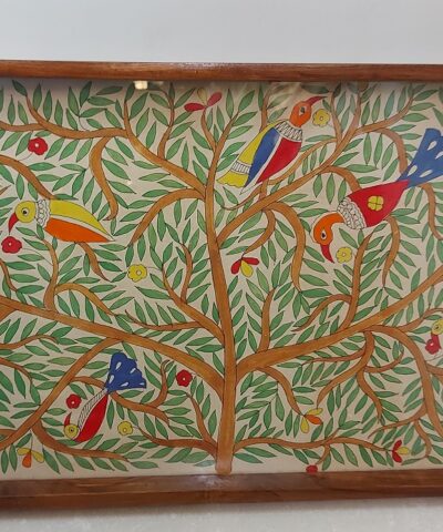 Mithila Art Tray Extra Large Tree of Life